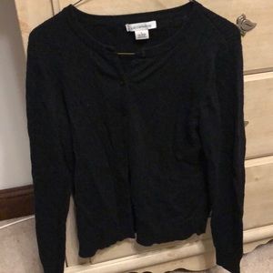 Black cardigan